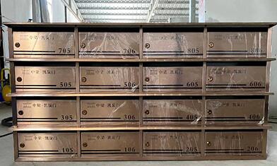 玫瑰金、钛金信报箱-3